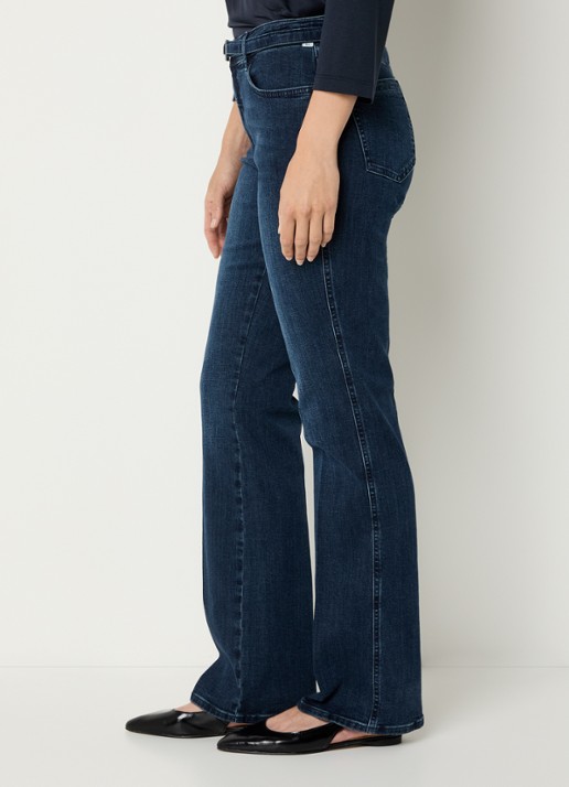 BRAX Mary high waist bootcut jeans met ceintuur - detail 3 indigo