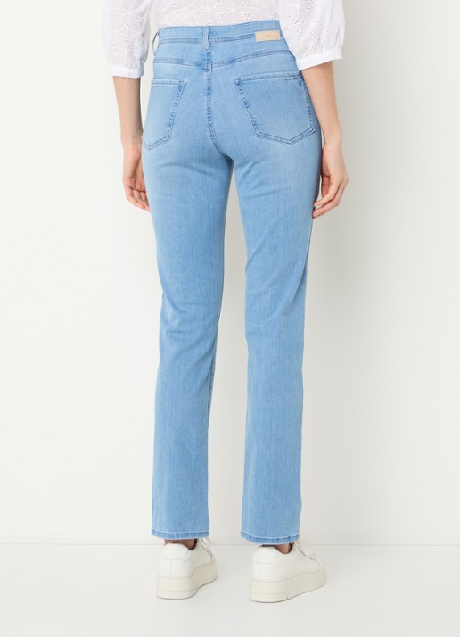 BRAX Mary high waist slim fit jeans met steekzakken - achterkant 5 lichtblauw