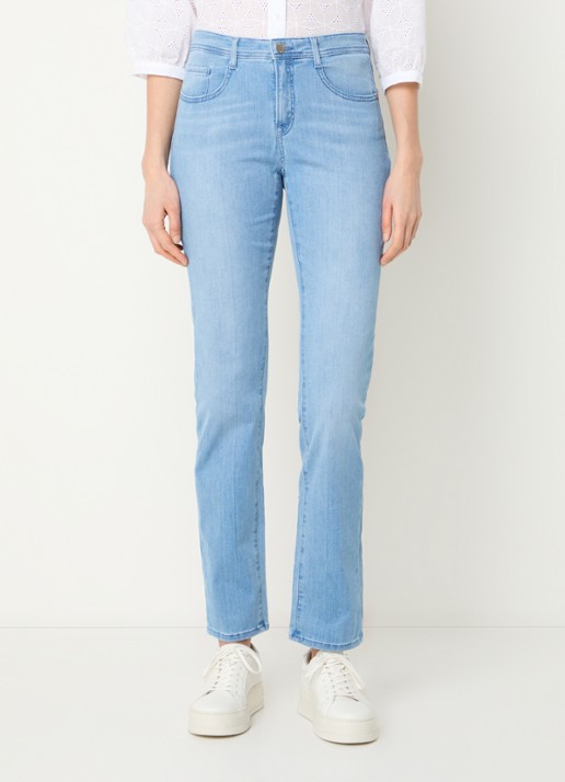 BRAX Mary high waist slim fit jeans met steekzakken - detail 3 lichtblauw