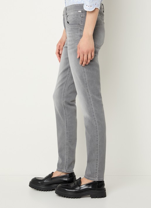 BRAX Shakira high waist skinny fit jeans met steekzakken - detail 5 grijs
