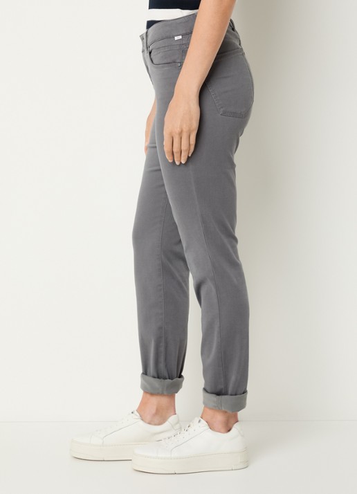BRAX Shakira high waist slim fit pantalon  - detail 3 grijs