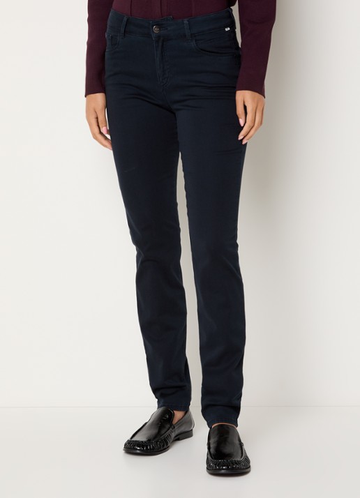 BRAX Shakira high waist slim fit pantalon  - detail 2 donkerblauw