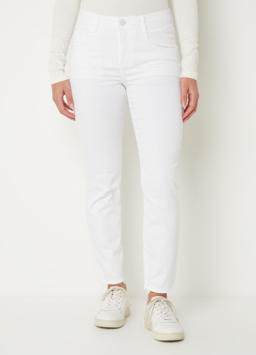 BRAX Shakira mid waist slim fit jeans met lichte wassing