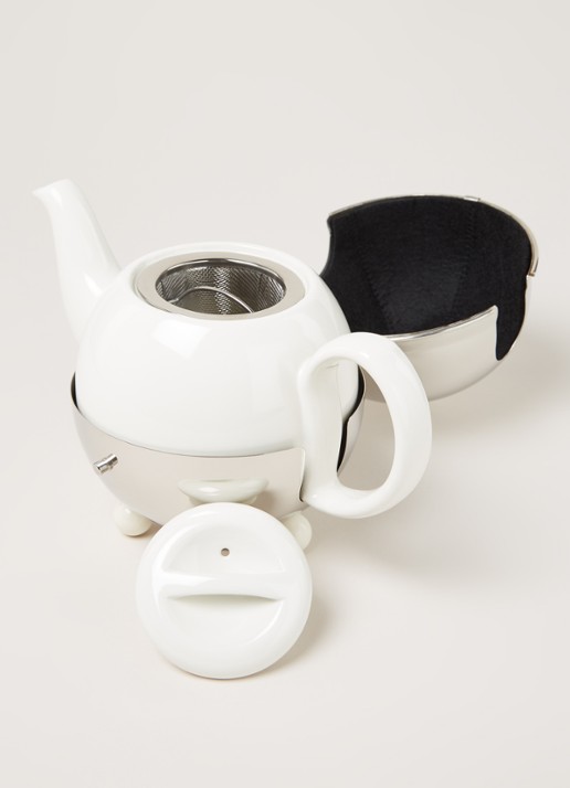 Bredemeijer Cosy theepot 90 cl - detail wit