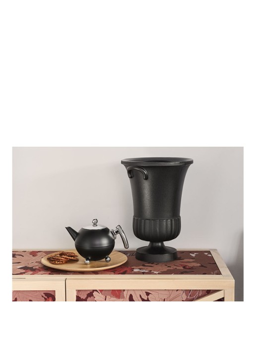 Bredemeijer Duet Bella theepot 1,2 liter - voorkant 2 zwart