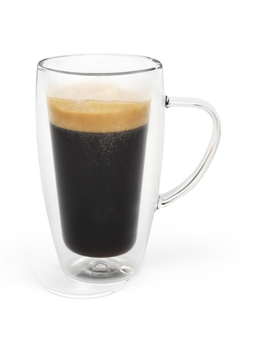 Bredemeijer Duo dubbelwandig koffie -en theeglas set van 2 - detail 4 transparant