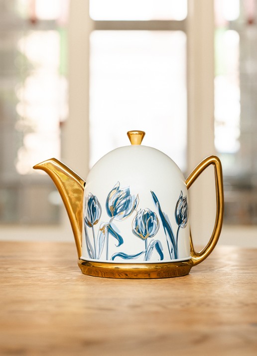 Bredemeijer Manto theepot met theemuts 1,1 liter - detail 5 goud
