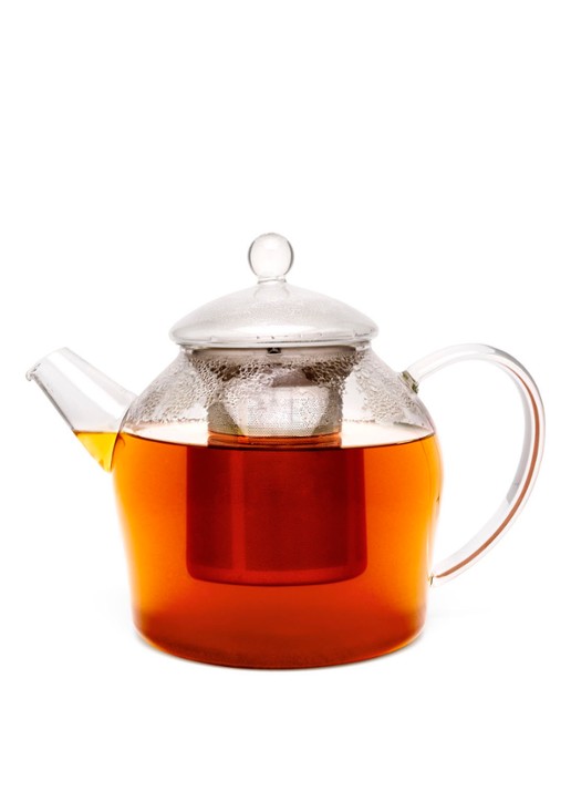 Bredemeijer Minuet Santhee theepot 1,2 liter - detail transparant