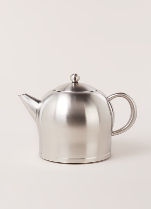 Bredemeijer Minuet Santhee theepot 2 liter - voorkant 2 zilver