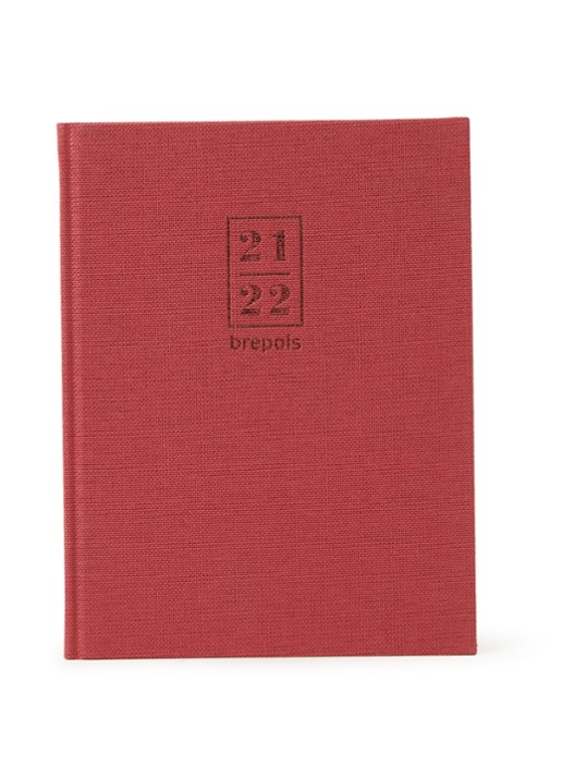 Brepols Prevision schoolagenda 2021-2022 - voorkant 2 bordeauxrood