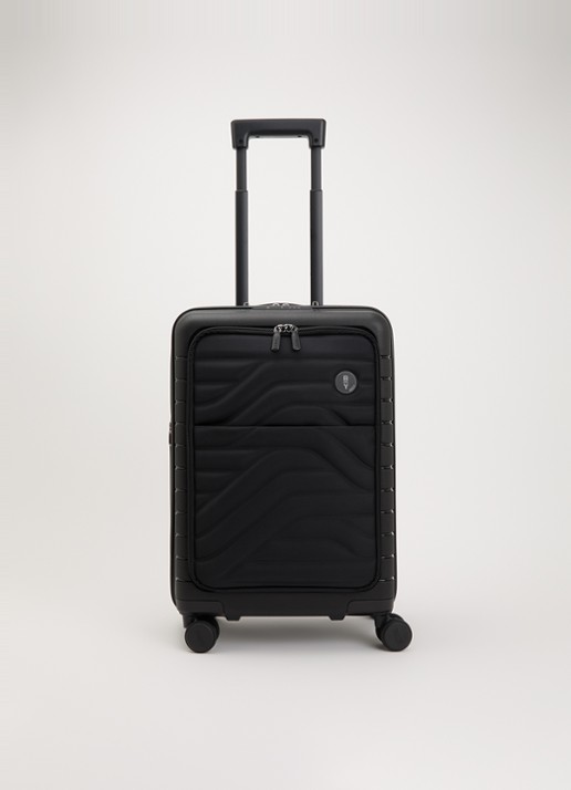 Bric's B|Y Ulisse vergrootbare spinner 55 cm - voorkant zwart