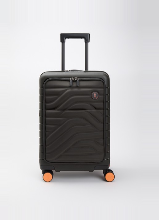 Bric's B|Y Ulisse vergrootbare spinner 55 cm - voorkant olijfgroen
