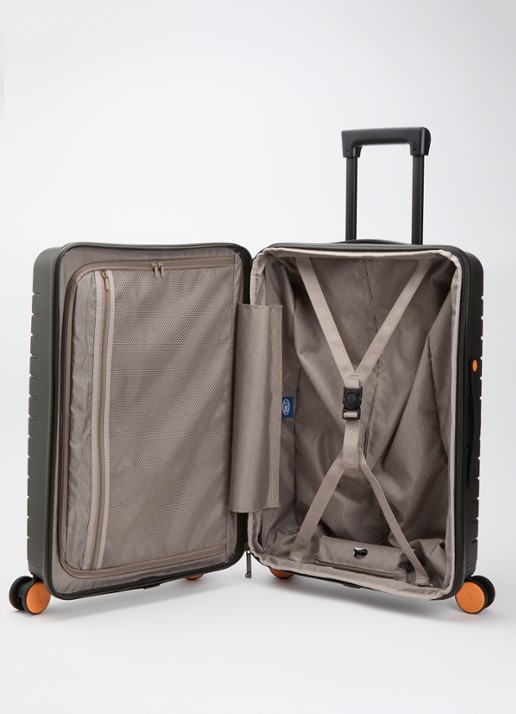 Bric's B|Y Ulisse vergrootbare spinner 65 cm - voorkant 2 olijfgroen