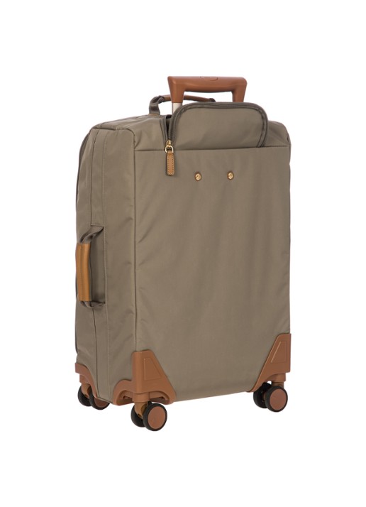 Bric's Holdall trolley 55 cm - voorkant 2 bruin