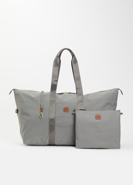 Bric's Large weekendtas met uitneembaar etui - voorkant 5 grijs