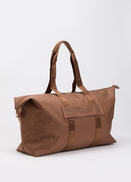 Bric's Large weekendtas met uitneembaar etui - achterkant 4 bruin