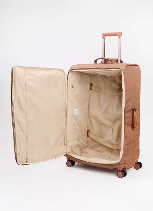Bric's Trolley 77 cm - voorkant 2 lichtbruin