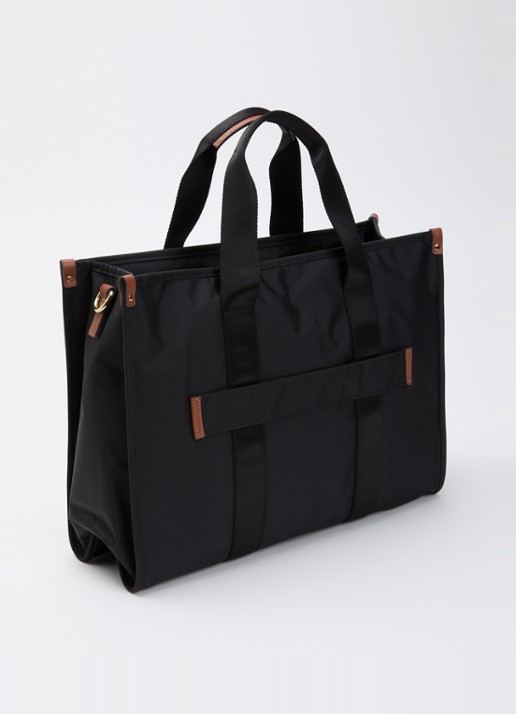 Bric's X-Collection Opera L shopper met afneembare schouderriem - achterkant 2 zwart