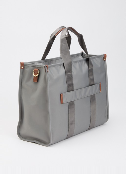 Bric's X-Collection Opera L shopper met afneembare schouderriem - achterkant 5 gebroken wit