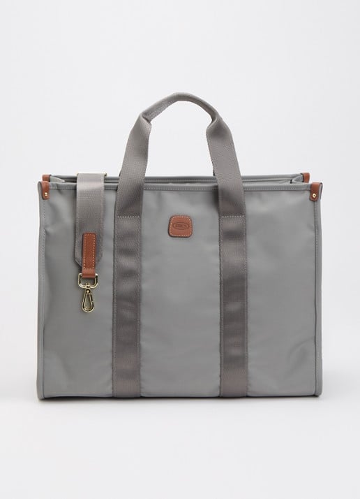 Bric's X-Collection Opera L shopper met afneembare schouderriem - voorkant 4 gebroken wit