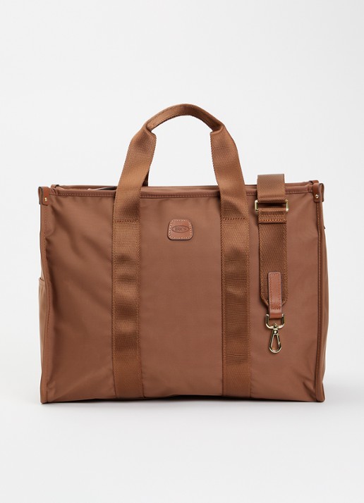 Bric's X-Collection Opera L shopper met afneembare schouderriem - voorkant 4 lichtbruin