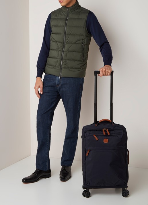 Bric's X-Travel spinner 55 cm - voorkant 2 donkerblauw