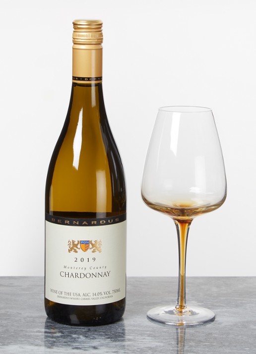 Broste Copenhagen Amber witte wijnglas 40 cl - voorkant 2 transparant