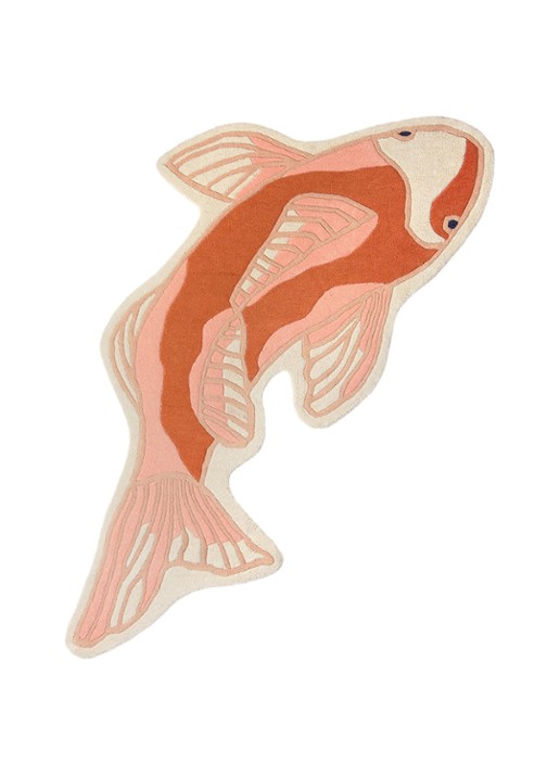 Broste Copenhagen Koi Vis vloerkleed 130 x 97 cm