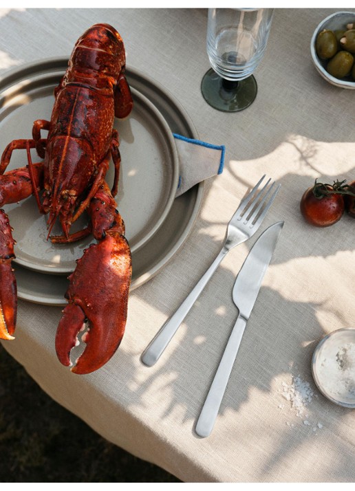 Broste Copenhagen Nordic Bistro bestekset 16-delig - voorkant 3 zilver