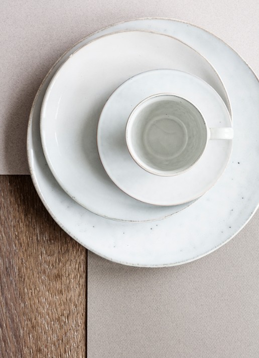 Broste Copenhagen Nordic Sand dinerbord 26 cm - voorkant 2 zand