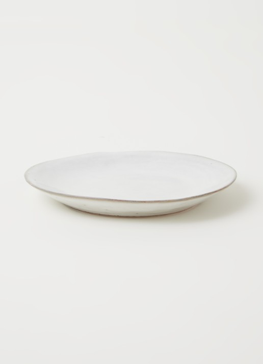 Broste Copenhagen Nordic Sand gebaksbordje 14 cm - voorkant 3 lichtgrijs