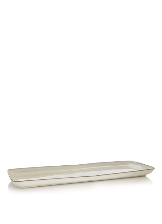 Broste Copenhagen Nordic Sand serveerschaal van aardewerk 36 cm