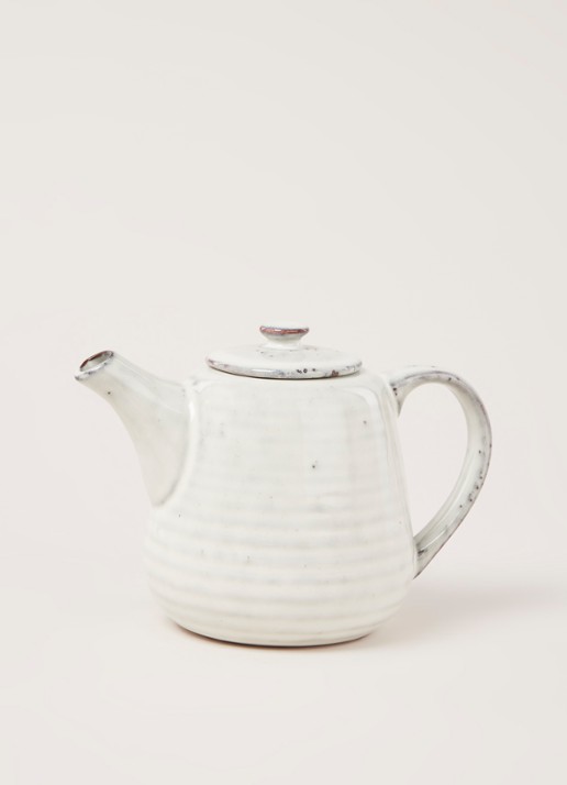 Broste Copenhagen Nordic Sand theepot 70 cl - voorkant 2 wit