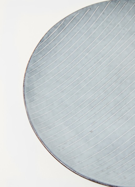 Broste Copenhagen Nordic Sea dinerbord 26,5 cm - detail 3 lichtblauw