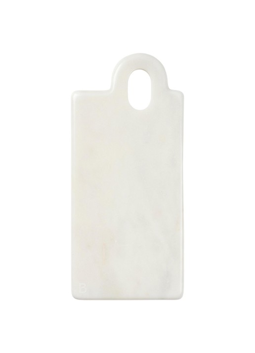 Broste Copenhagen Olina snijplank 14 x 30 cm - achterkant 6 wit