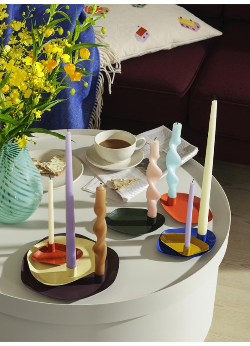 Broste Copenhagen Twist dinerkaars set van 2  - detail 5 zwart