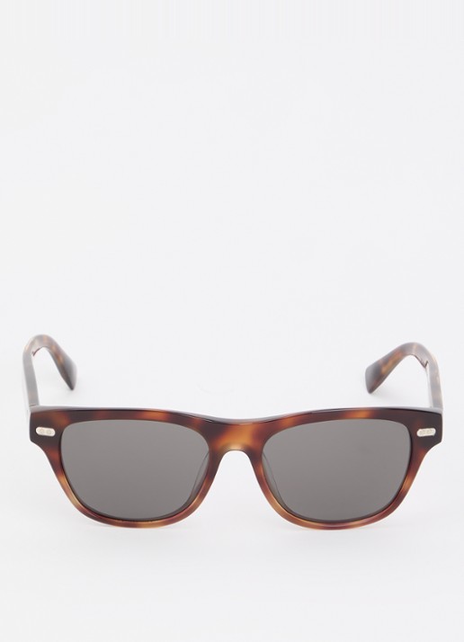 Brunello Cucinelli Wayfarer zonnebril BC3005S - detail 2 hazelnootbruin