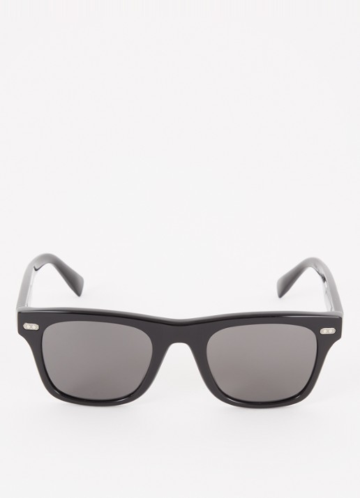 Brunello Cucinelli Wayfarer zonnebril BC4002S - detail zwart