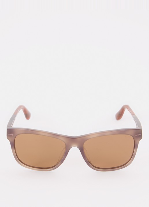 Brunello Cucinelli Wayfarer zonnebril BC4003S - detail bruin