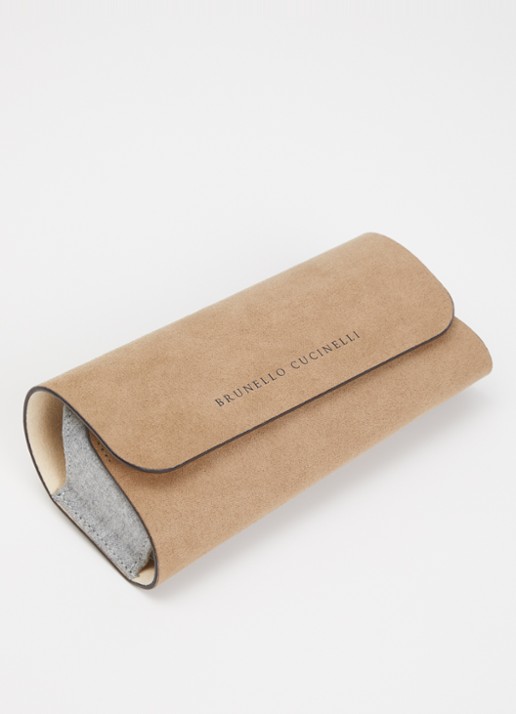 Brunello Cucinelli Wayfarer zonnebril BC4003SM - detail 3 bruin
