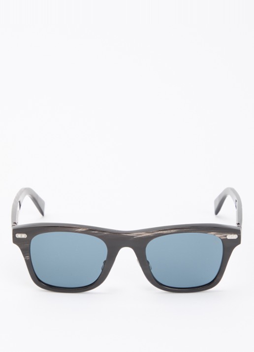 Brunello Cucinelli Wayfarer zonnebril BC8503S - detail 2 antraciet