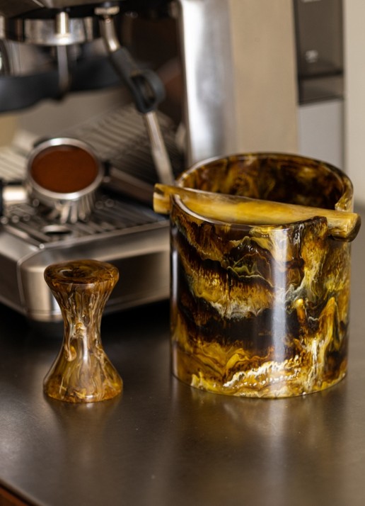 Brût Homeware Espresso tamper - achterkant 5 bruin