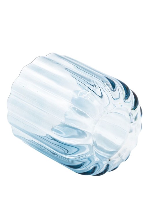 Brût Homeware Gaia drinkglas 35 cl - detail 4 blauw