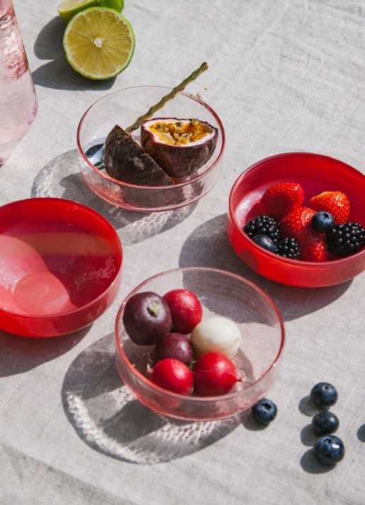 Brût Homeware Kom 10,5 cm set van 4 - detail 5 roze