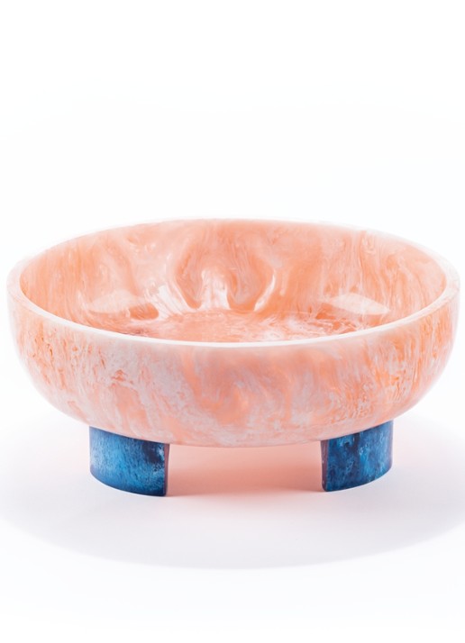 Brût Homeware Pavone saladeschaal 32 cm - detail roze