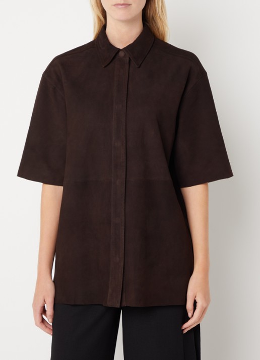 Bruuns Bazaar Castania blouse van suède