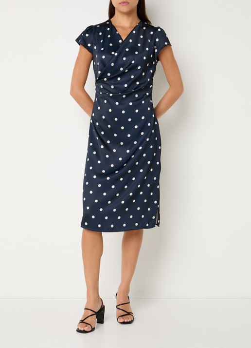 Bruuns Bazaar MatzaBBNeema midi jurk met stippenprint