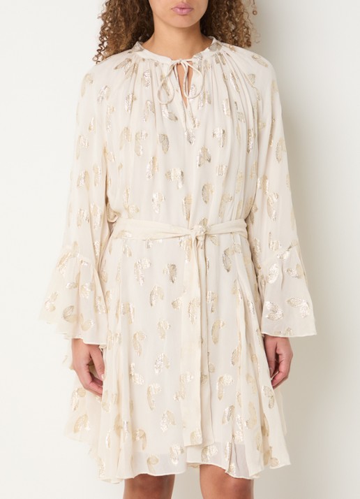 Bruuns Bazaar Syrena tuniekjurk met print en lurex