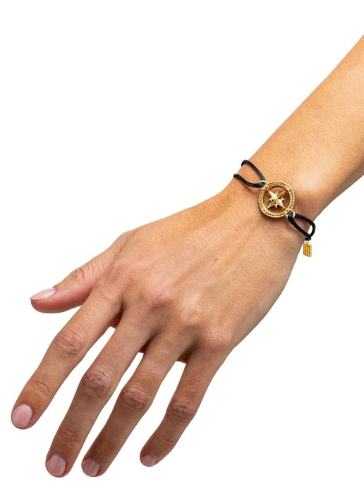 Buddha to Buddha Barbara Compass armband - detail 4 zilver