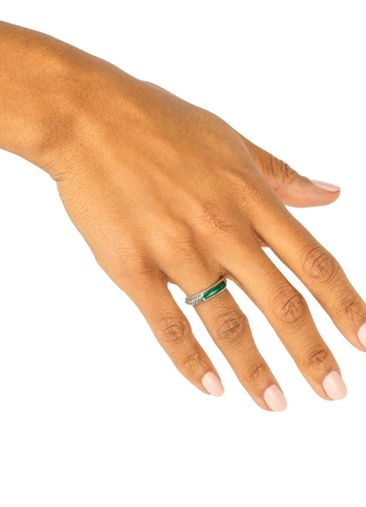 Buddha to Buddha Ben Mini ring van zilver - voorkant 3 zilver